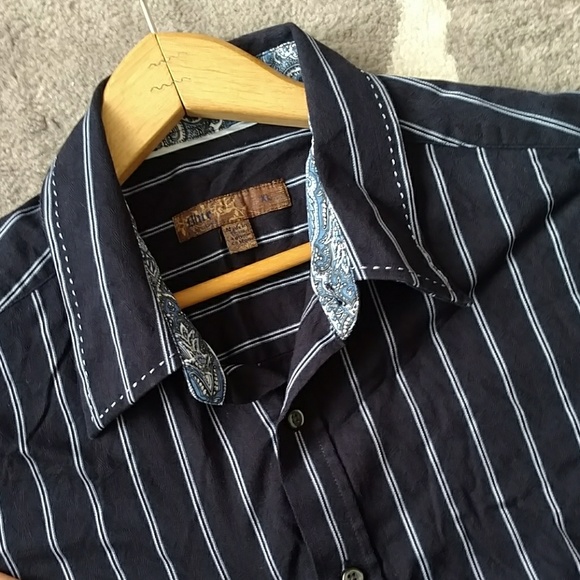 Pronto Uomo Other - Blue by Pronto Uomo Cotton XL Navy Button Down